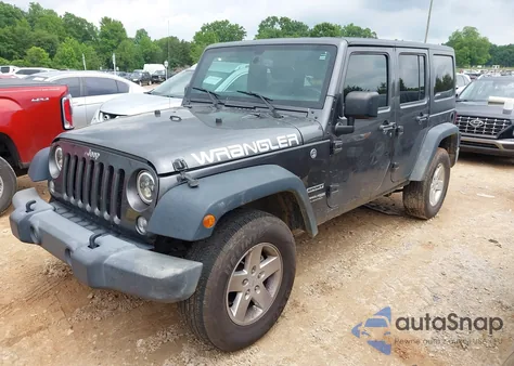 2018 Jeep Wrangler Unlimited Sport S 4X4 from USA, damaged, VIN 1C4BJWDG0JL838903